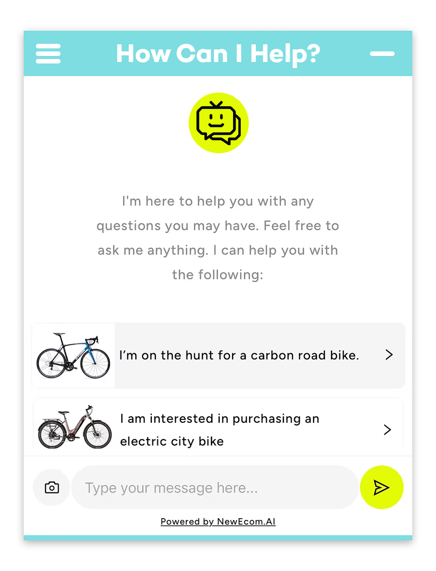 AI For E-Commerce Chat Bot AI for E-Commerce