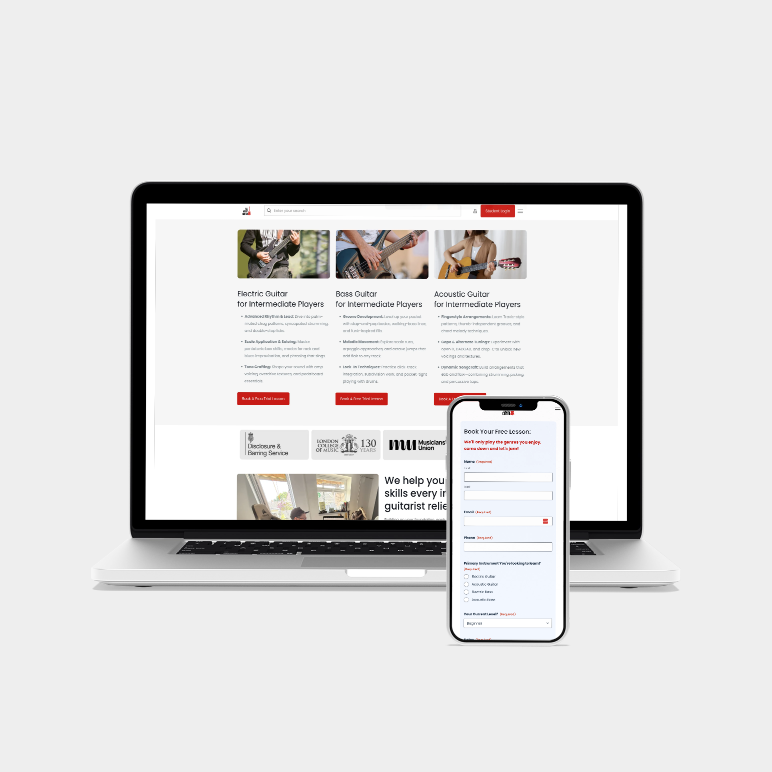 Resposive website Mockup design